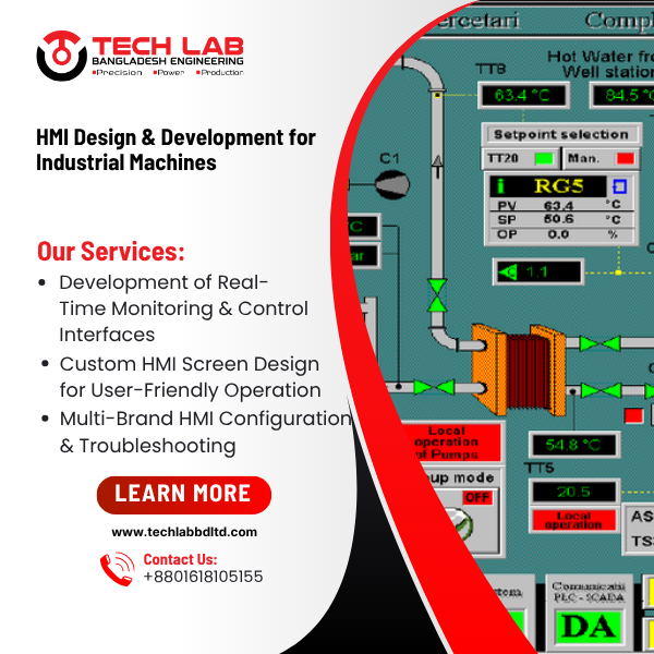 HMI Design & Development for Industrial Machines